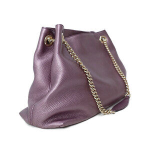 Gucci Chain Tote Soho Bag leather Shoulder pebbled